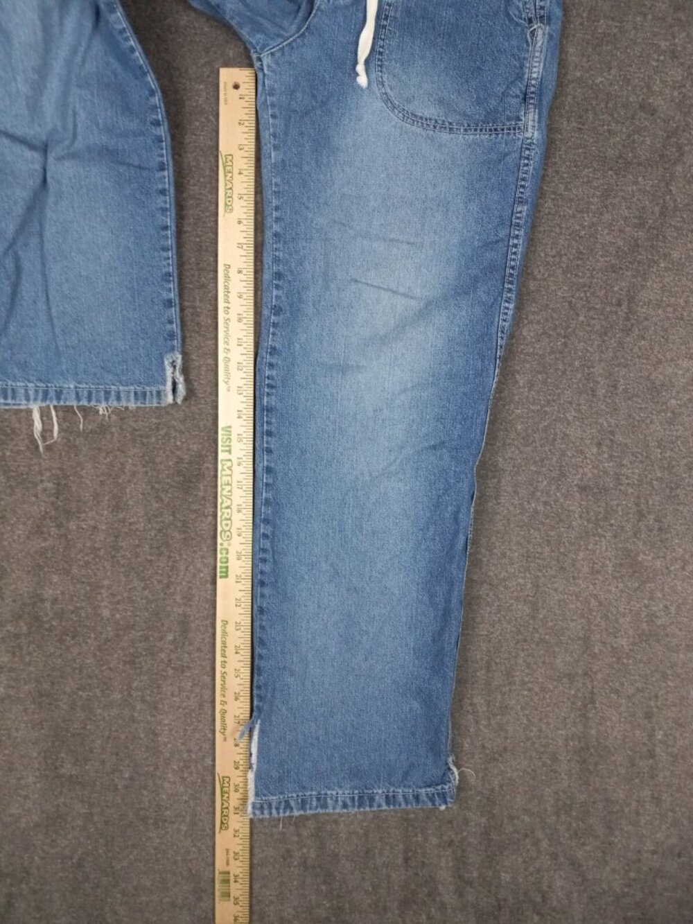 American Eagle AE Supply Jeans Womens Size 8 (31x31) Wide Leg VTG Y2K - Picture 12 of 16